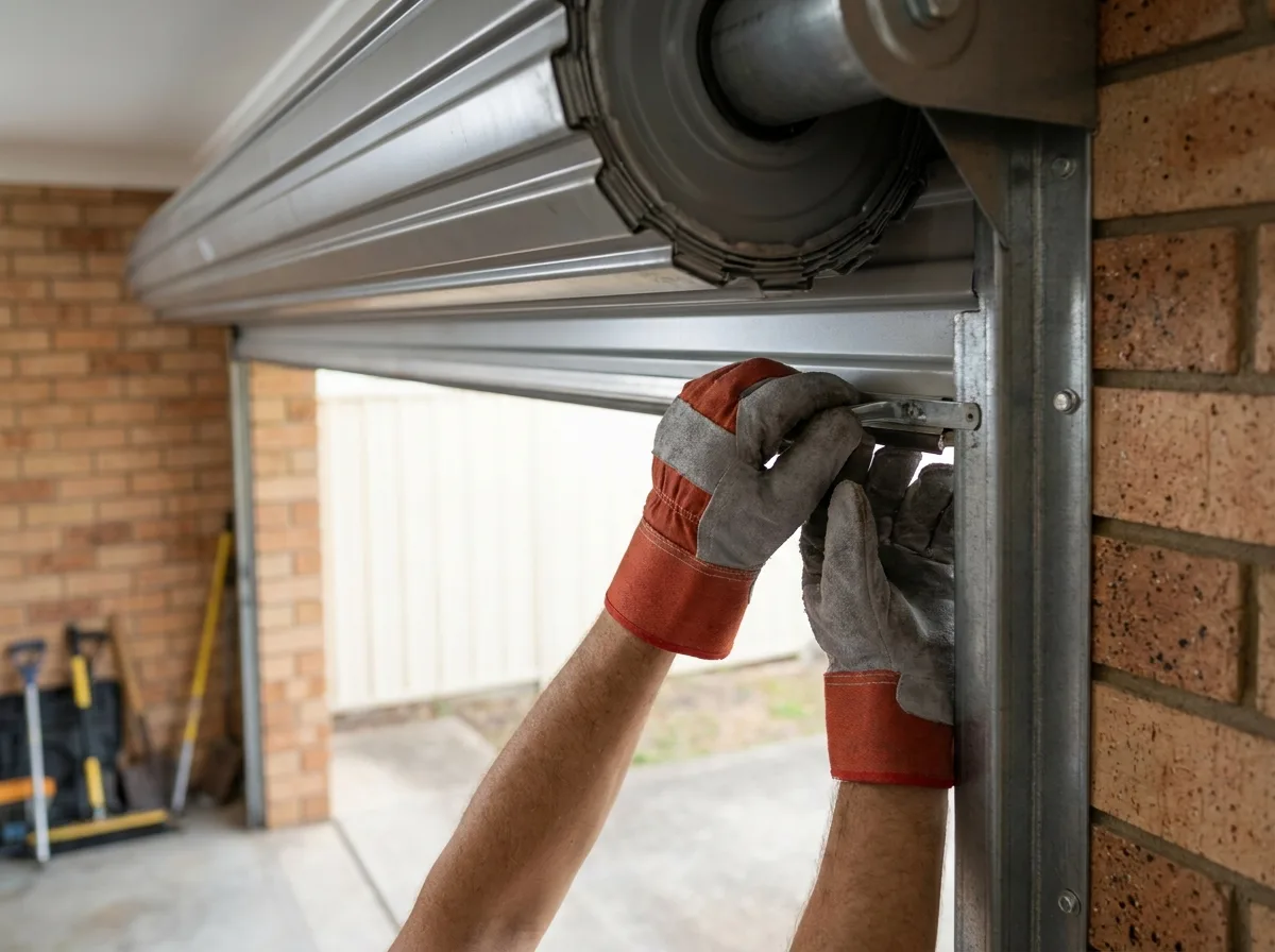 Roller Door Repairs & Installation in Brisbane — Queensland's most common garage door — repaired, re-tensioned, replaced and installed.